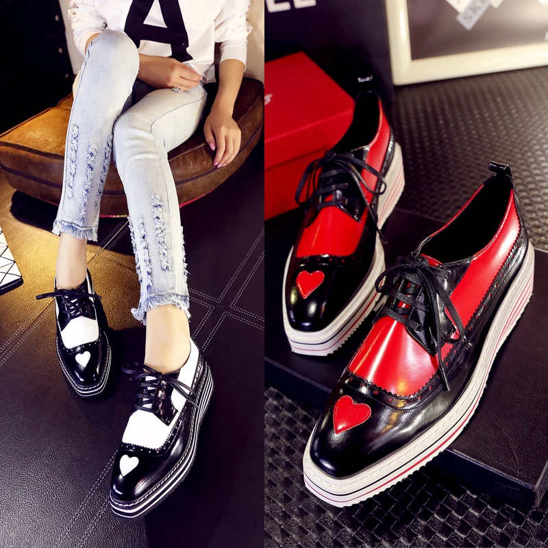 

Women Spring Autumn Full Grain Leather Height Increase PointedToe Chains 2015 New Fashion Ankle Boots Plus Size 40 41