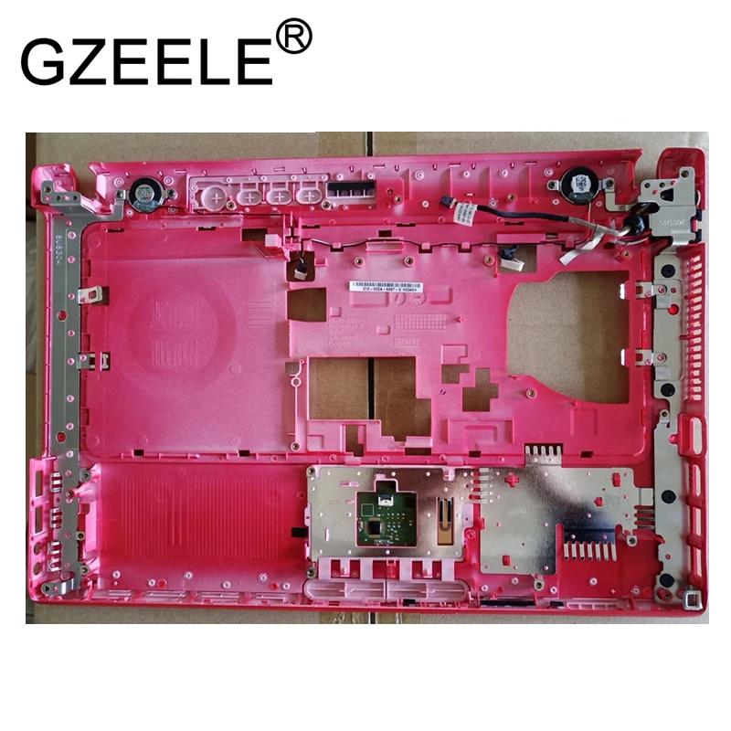 

GZEELE NEW FOR Sony Vaio VPCCA palmrest upper case top cover keyboard bezel red color 012-600A-5887-G