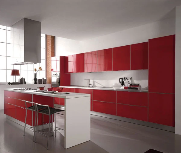 Многоярусный лаковый кухонный шкаф|lacquer kitchen cabinet|kitchen cabinetlacquer cabinet |