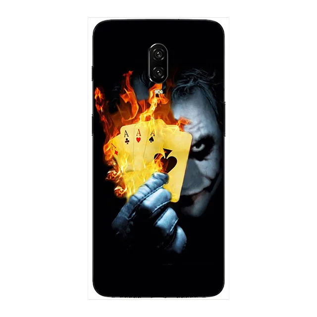 Чехол с цветочным дизайном для One Plus 6T 6 5 5T Силиконовые мягкие прозрачные чехлы из