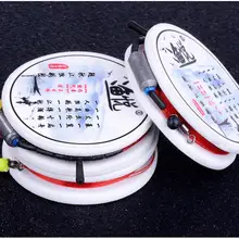 6 шт./партия, Новое поступление, высокопрочная нейлоновая основная рыболовная леска, прочная ручная привязка, рыболовные приманки, лесные группы