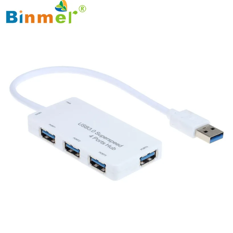 Binmer с питанием от USB 3,0 4-Порты и разъёмы SuperSpeed компактный концентратор адаптер для ПК ноутбука Mac, Sep 15