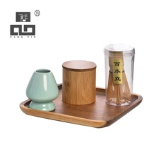 TANGPIN традиционный matcha подарочный набор Натуральный Бамбуковый веничек для чая «маття» ceremic венчик chasen Holder Японские чайные сервизы