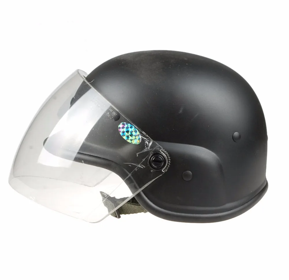 AIRSOFT M88 PASGT KELVER SWAT HELMET WITH CLERA VISOR BLACK 34339in