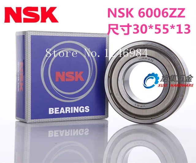 

[SA]Japan NSK high speed precision 6006ZZ size 30 * 55 * 13 Power Tools Electric Air Conditioning deep groove ball bearings--10p