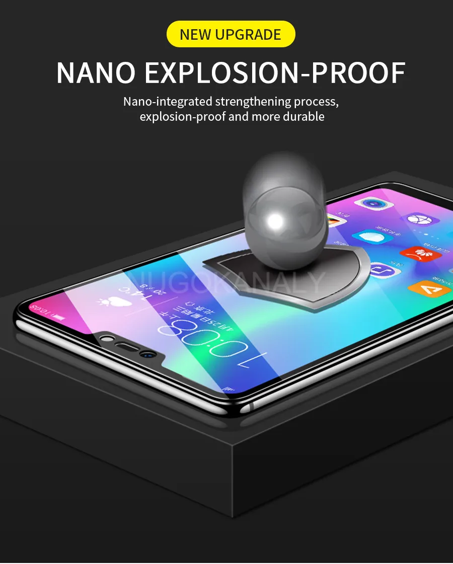 20D Полный Клей закаленное стекло протектор экрана для huawei mate 20 P30 P20 Pro Lite Полное покрытие защитная пленка