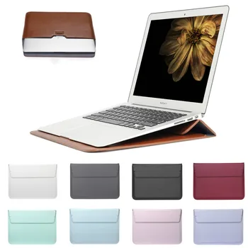 

Leather Mail sack Sleeve Bag Case For Macbook Air 13 Pro Retina 11 12 13 15 Notebook Laptop Cover For Macbook 13.3 inch