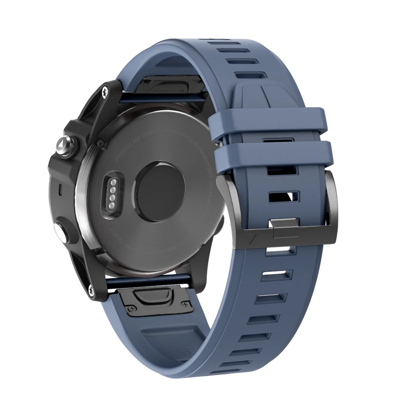 Ремешок для часов 26 22 20 мм ремешок для Garmin Fenix 5X5 5S 5X Plus 3 3HR S60 MK1 Смарт-часы быстросъемный силиконовый ремешок Easyfit