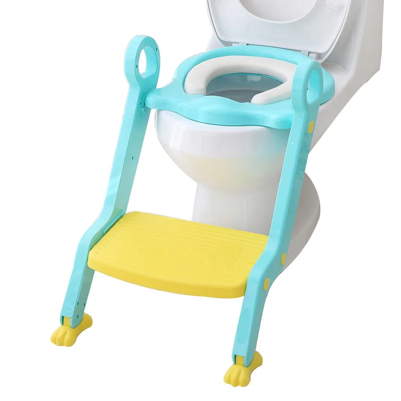 

Infant Toilet Folding Ladder Toilet Trainer Chair Baby Toilet Seat Child Potty Step With Adjustable Ladder Children Potty Seat