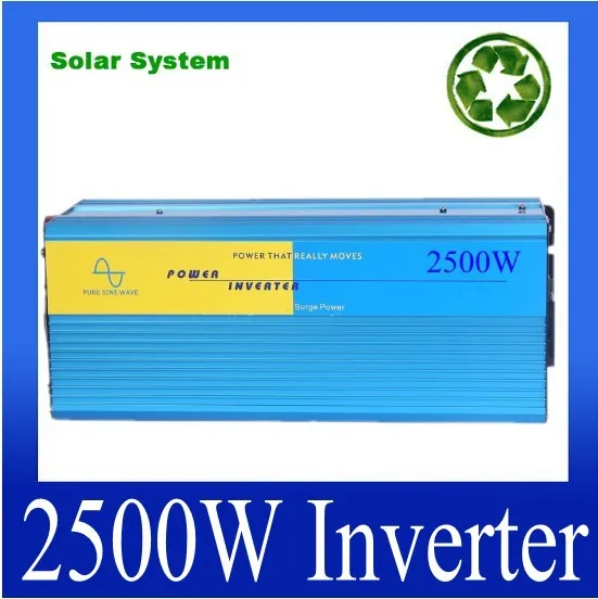 

CE Approved 2500W 12V pure sine wave inverter