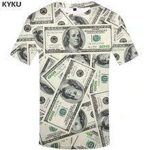 KYKU Brand The Dollar T Shirt Money T-shirts 3d T-shirt Mens Funny T Shirts Men 2017 Hip Hop Mens Clothing Casual Tshirt