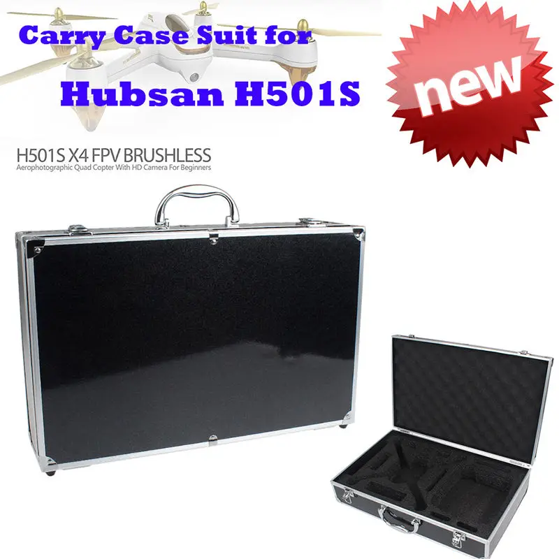 

Free shipping!Waterproof Hard Box Carrying Case Handbag for Hubsan H501S X4 FPV RC Helicopter