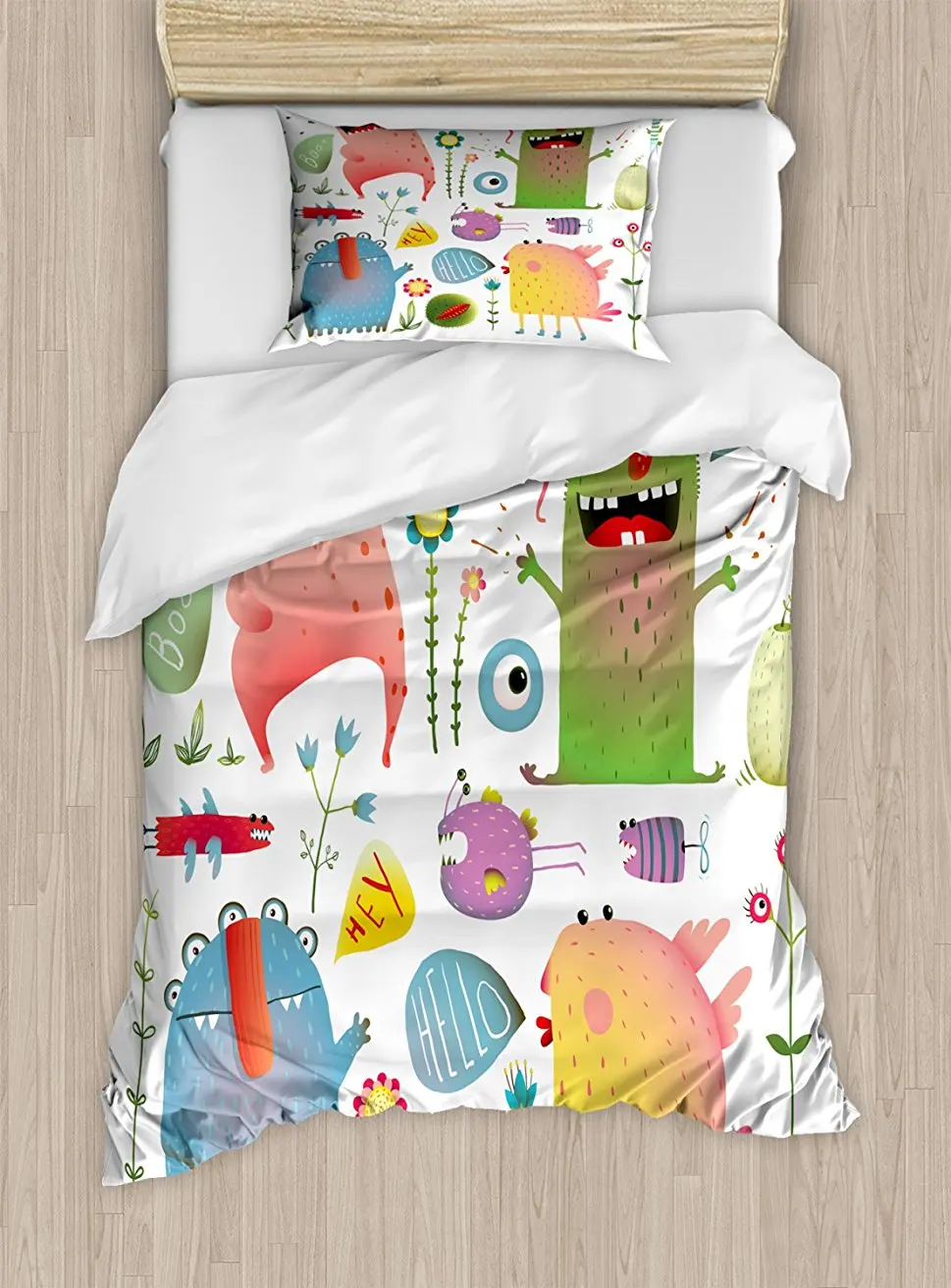 Buy Monster Duvet Cover Set, Cute Alien Creatures