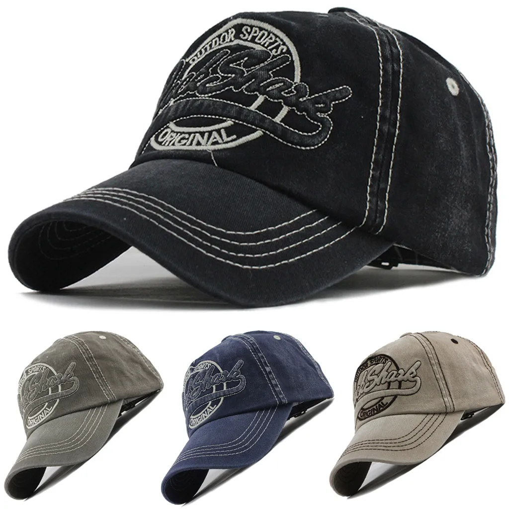 Бейсболка мужская и женская уличная хлопковая Высококачественная вышитая бейсболка s регулируемая