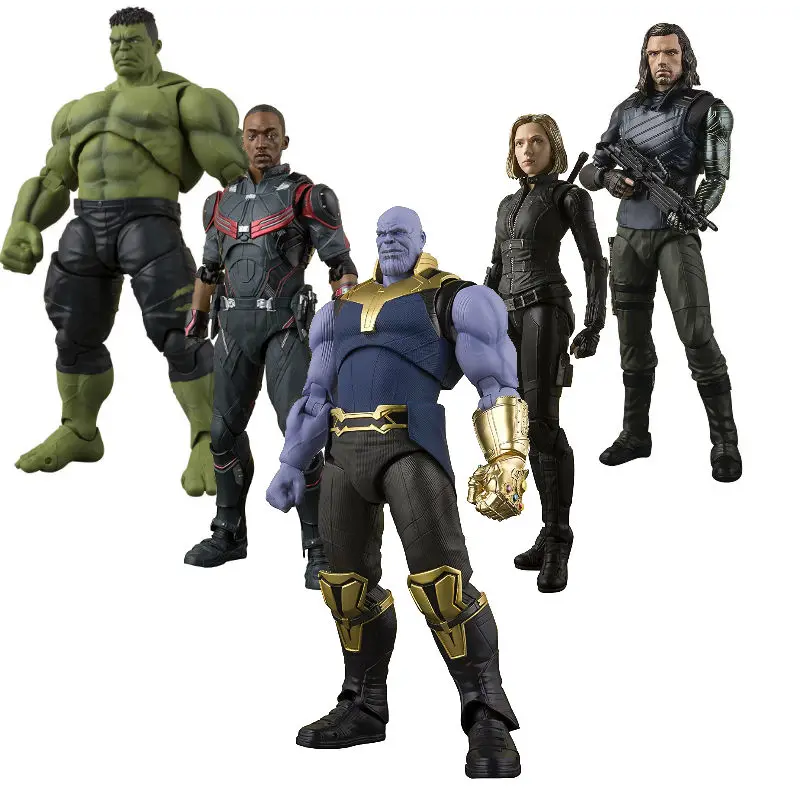 

Avengers infinity War Thanos Black Panther BUCKY MK50 Hulk Action Figure toy