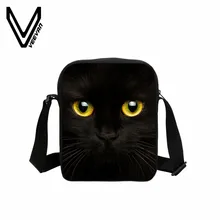 VEEVANV женские сумки-мессенджеры милые животные Кошка Собака Тигр 3D печать сумки на плечо девушки ранец Mochila новые сумки через плечо Дети