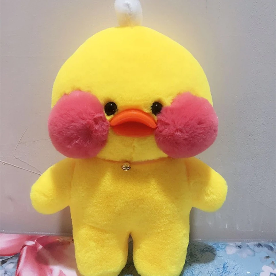 

30CM Plush Toys Stuffed Doll Soft Net Red Little Yellow Duck Cute Children Gift Girls