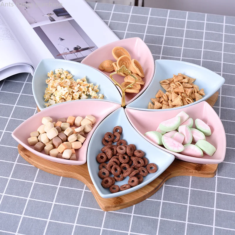 Многофункциональная керамическая тарелка для фруктов десертный поднос Тарелка