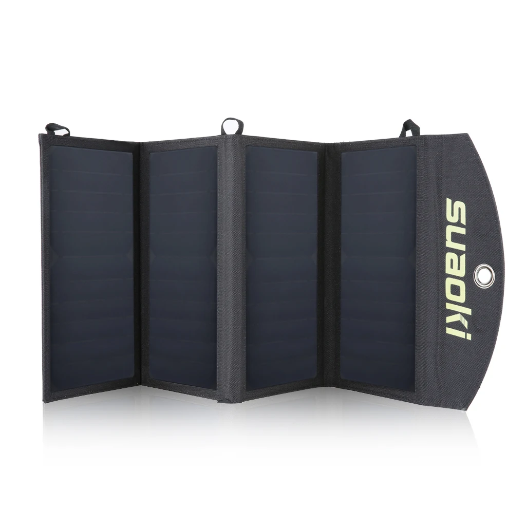 

25W Solar Panels Portable Folding Foldable Waterproof Suaoki Solar Panel Charger Power Bank for Phone Battery Charger