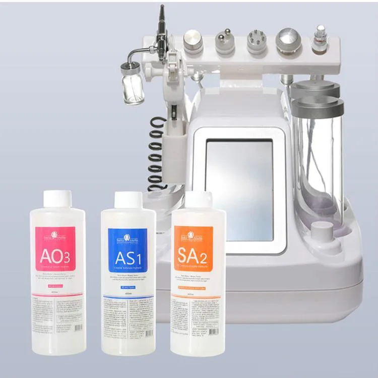 2019 Новый дизайн Аква пилинг раствор AS1 SA2 AO3 бутылки/400 мл Аква Сыворотка для лица Гидра Сыворотка для лица для нормальной кожи Бесплатная
