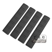 4 шт. KeyMod мягкий резиновый рельсовый чехол панель рукоятка Handguard протектор Тактический B Тип 6,25”