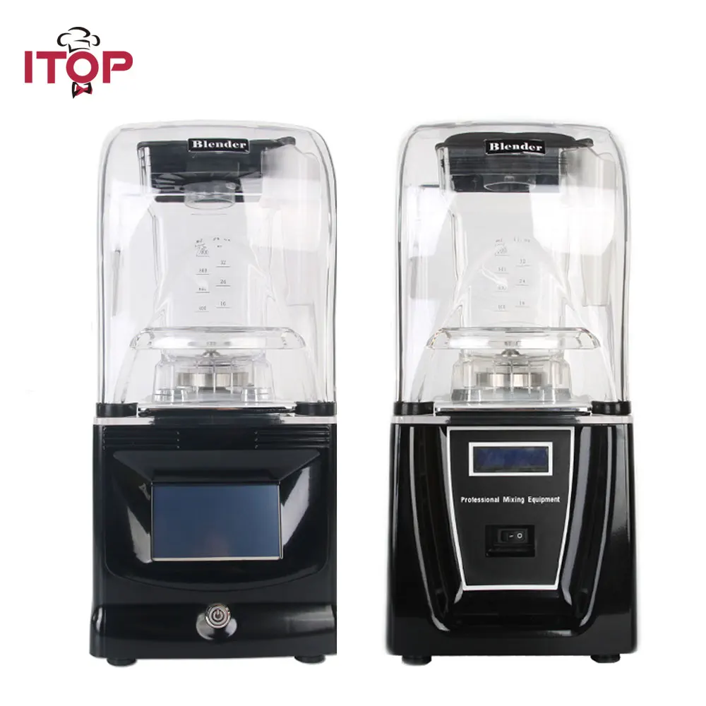 

ITOP Commercial 1.5L Blender Heavy Duty Smoothies Blender Ice Maker Machine Juicer Food Mixer Food Processors 110V/220V