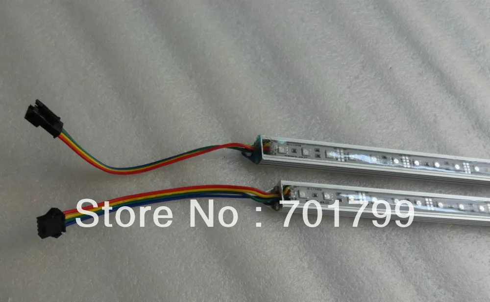 

IP68 Aluminum Led RGB color Rigid Strip;60leds,1m long;DC12V input