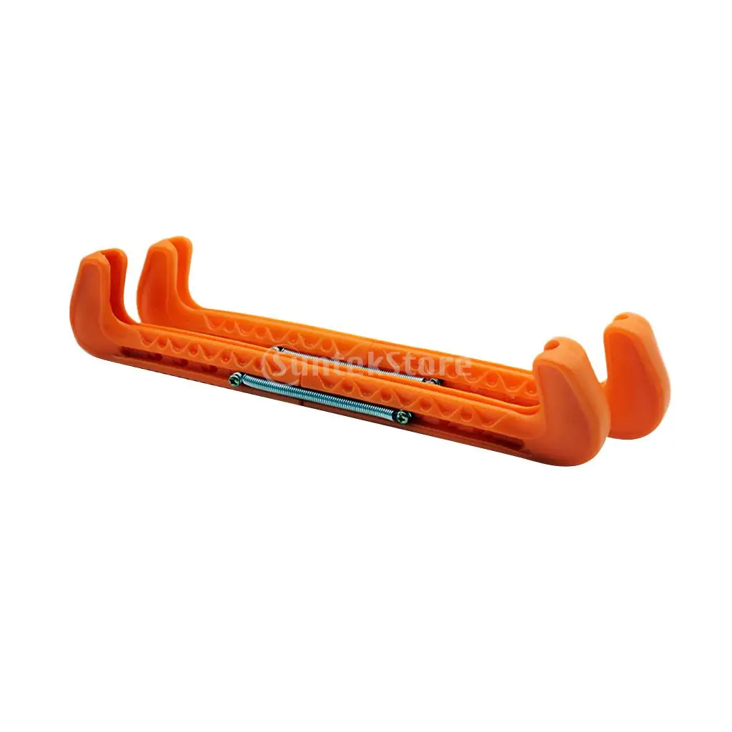1 Pair Plastic Ice Hockey Figure Skate Walking Blade Guard Protective Cover - Choice of Colors