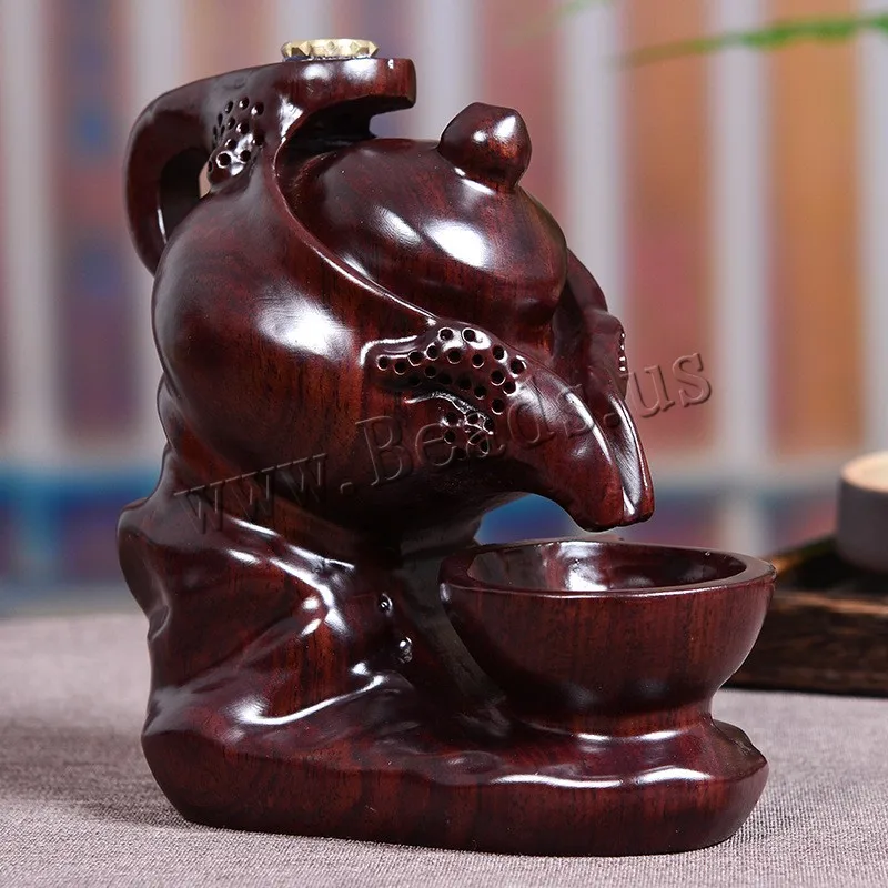 Traditional Chinese Teapot Incense Burner smoke Waterfall Backflow Incense Burner Ceramic Incense Holder censer Home Decoration