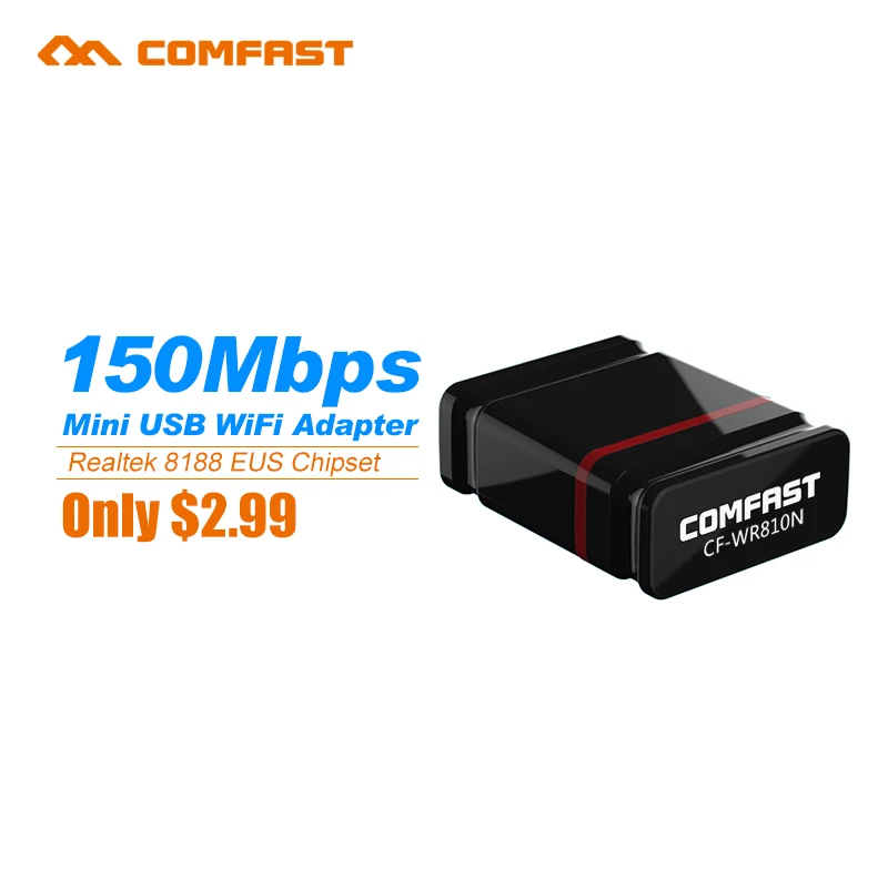  Comfast mini usb wifi 802.11n/g/b Wireless Network adapter 150M Wi fi Access Point Newroking dongle CF-WU810 wi fi antenna point 