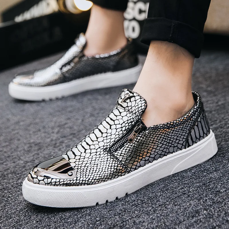 men's casual shoes with zipper