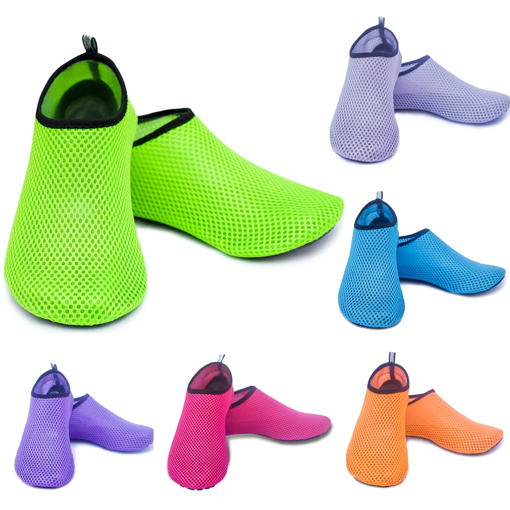 

DEEPGEAR aqua shoes Soft breatherable Neoprene beach socks TPE anti-slip sole footwear for sport swim diving beaching surfing
