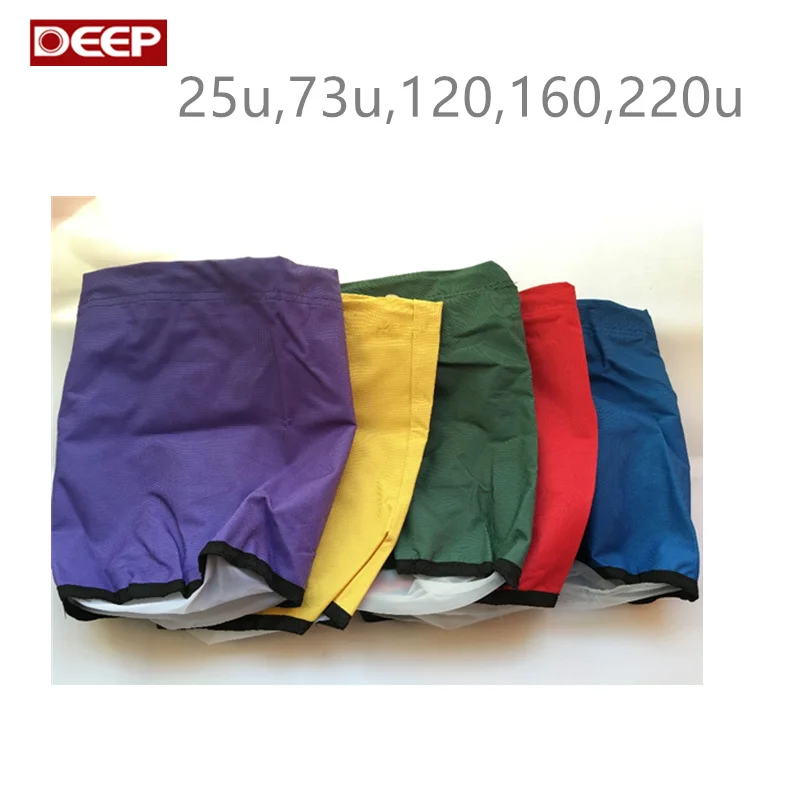 

photo nylon mesh Water Filter 5 pcs 1 gallon bubble bag grow bags bubble hash bag herb extraction 25micron 73 120 160 220 micron