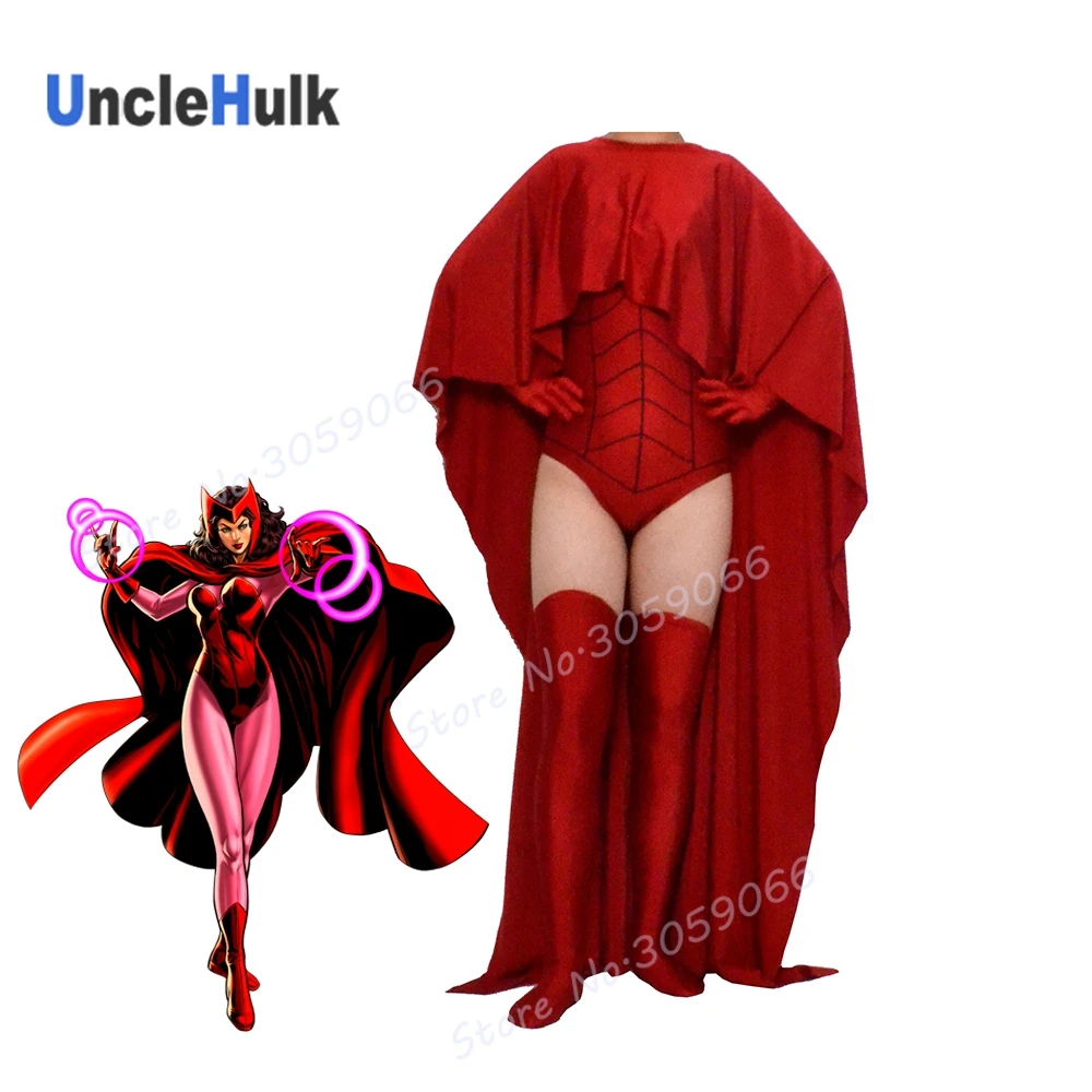 Костюм Алая ведьма Ванда дджанго максимофа героин | UncleHulk|scarlet witch costume|witch costumescarlet