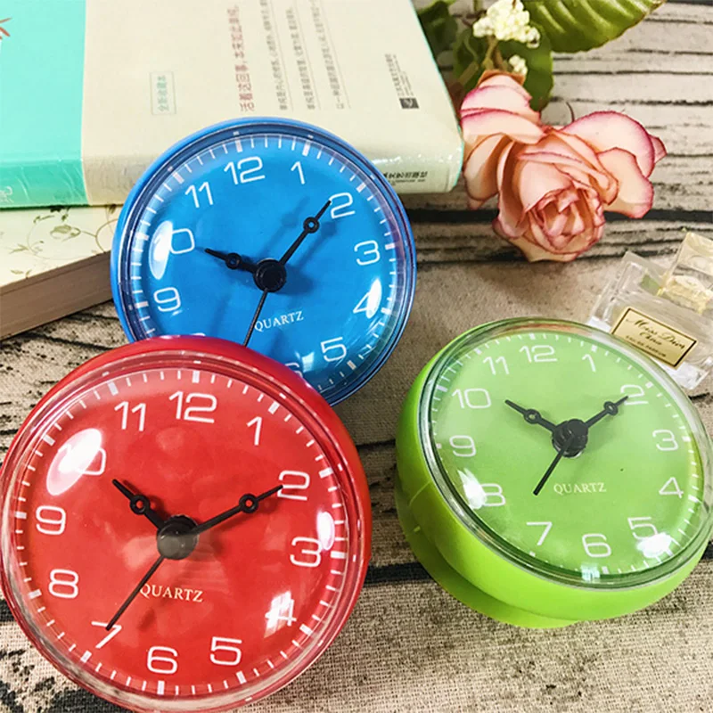 Cheap Waterproof Clock Shower Mini Wall Clock Bathroom Clock Kitchen