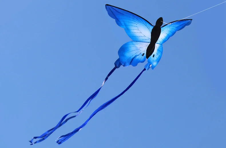 Strong Butterfly With  Long  Tail!Huge Beginner Kites for Kids And Adults 55-Inch Come With String And Handle 3