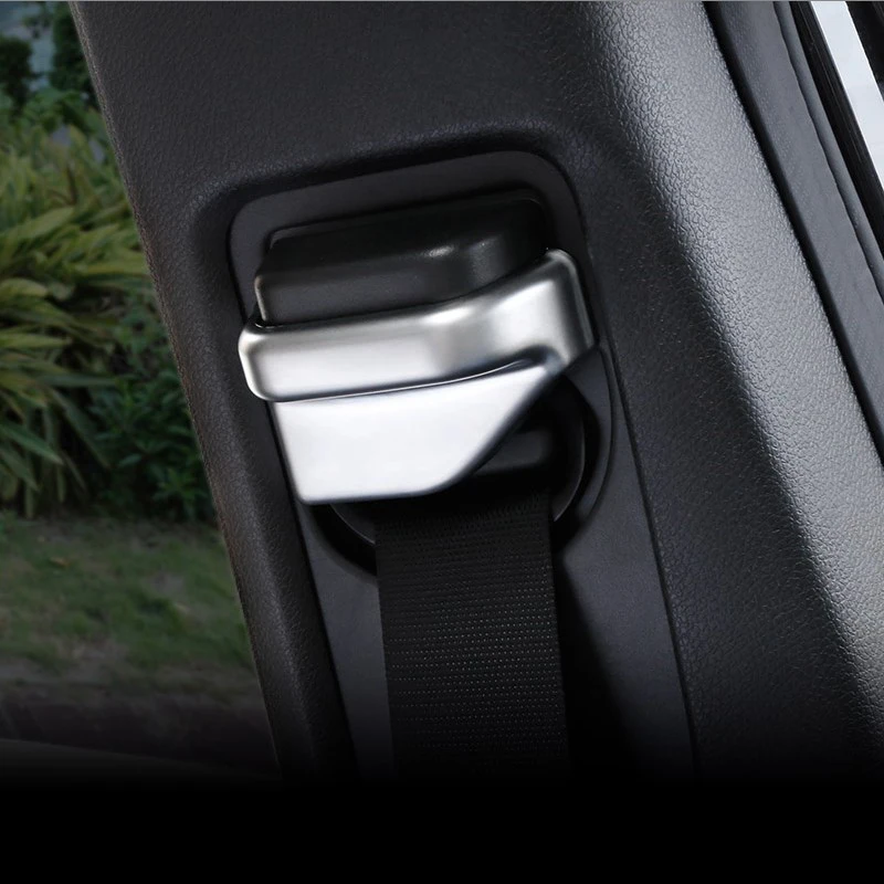 

Car B Pillar Seat Safety belt decorative frame For Mercedes Benz A B class GLA CLA Interior Accessories Refit Sequin Car styling