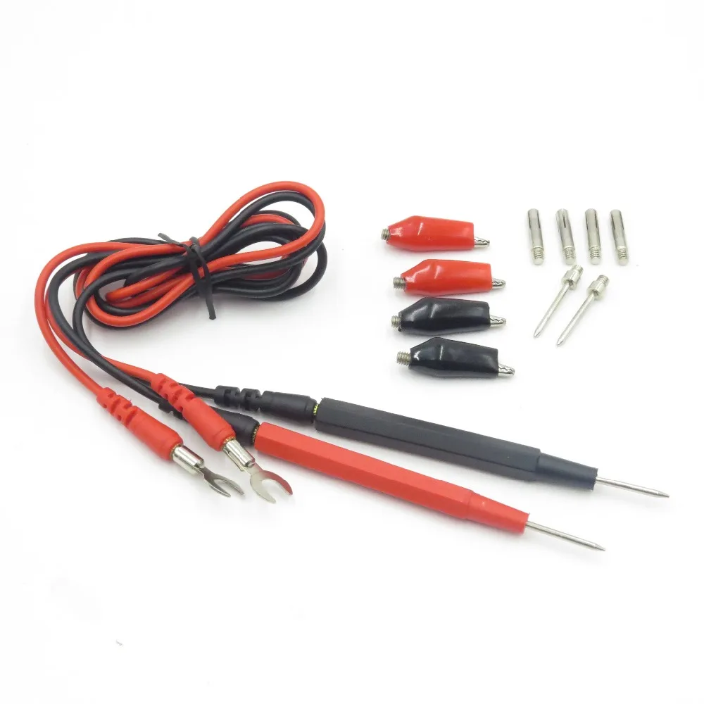 electrical testing Banana head for laboratory test multimeter Alligator test with silicone probe Tool Senven 16Pcs professional multifunction multimeter electronic test leads test kit accessories