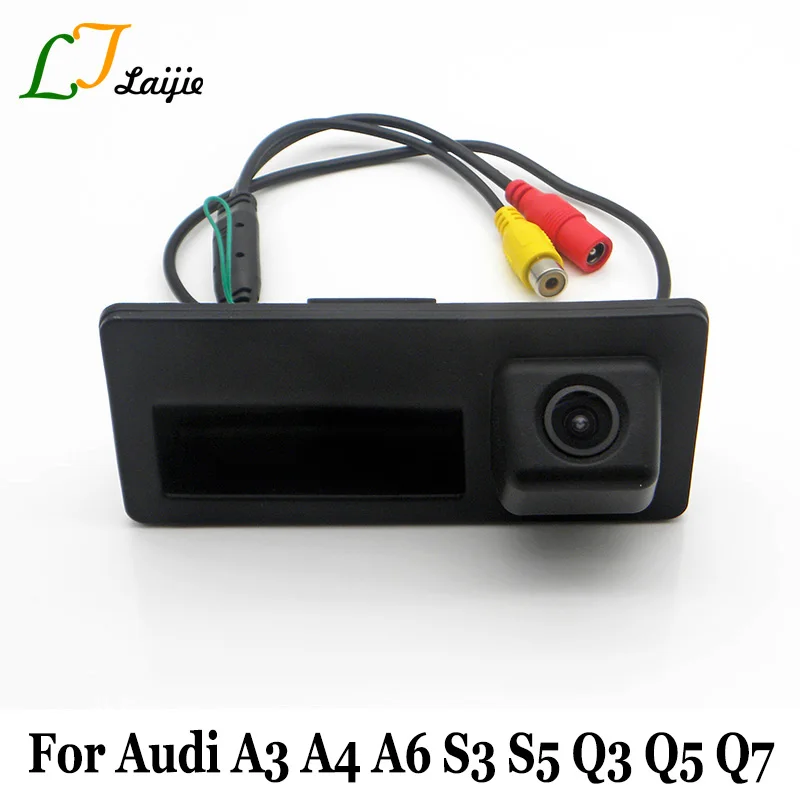 

Rear Camera For Audi A3 A4 A5 A6 S3 S4 S5 S6 Q3 Q5 Q7 SQ5 RS6 / Car Rear View Backup Camera / Auto Trunk Handle Parking Camera