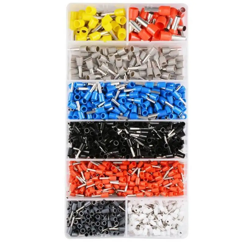 

1200 Pcs Self-adjustable Crimping Pliers Insulated Wire Terminals Connectors Ratcheting Crimp Plier Insulated Crimp Terminals