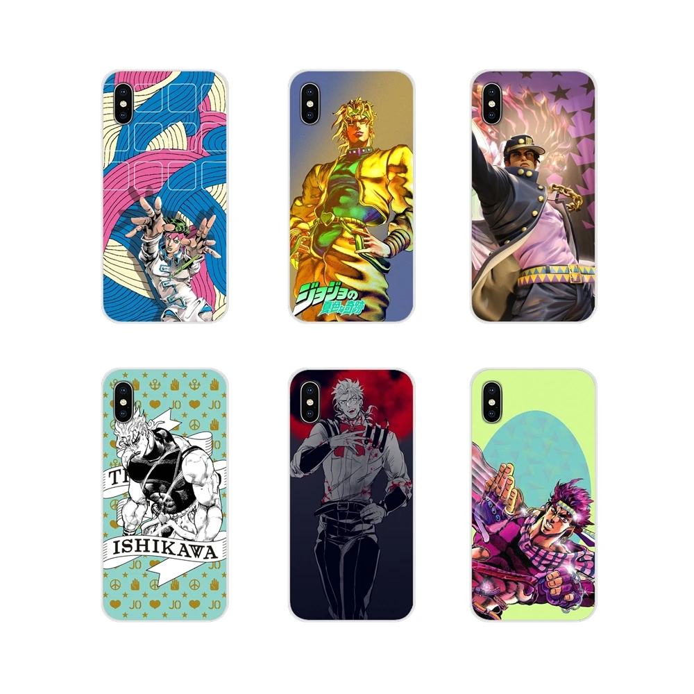 JoJo необычные аксессуары для приключений чехлы телефонов Чехлы Samsung Galaxy S4 S5 MINI S6 S7