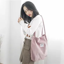 Boodschappentas Kvky Большая вместительная женская сумка-тоут женская Повседневная однотонная сумка на плечо складные многоразовые пляжные сумки