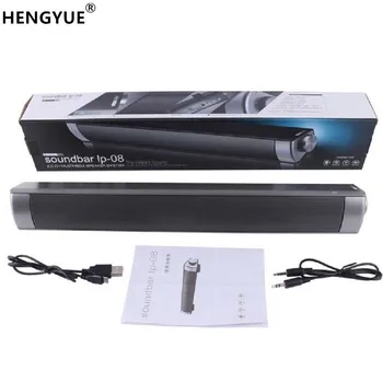 

LP-08 LP08 10W Sound bar Wireless Bluetooth Speaker Subwoofer TV PC Deskop Soundbar Stereo Super Bass Altavoz port til For TV PC