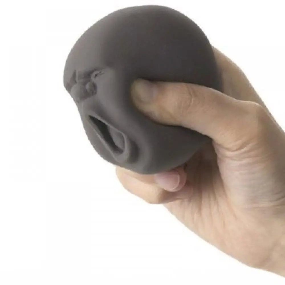 Caomaru мяч для снятия стресса для лица, сжимающие игрушки, облегчение давления, расслабляющие черные забавные подарки, забавные игрушки для снятия стресса