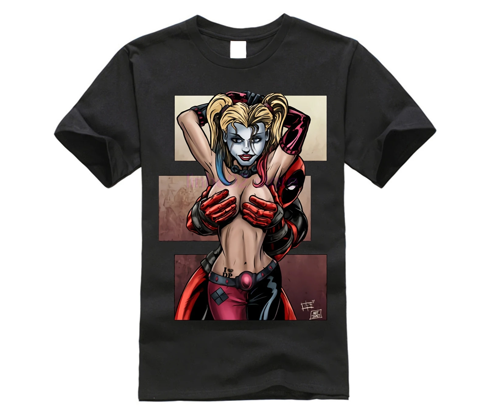 

GILDAN 2019 New Brand Marvel Comics superhero print T-Shirt men tops tees deadpool Spider-Man Casual tshirt t shirts