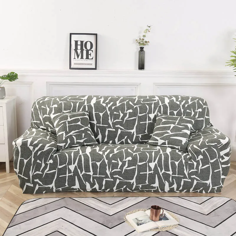 Эластичный чехол для дивана с рисунком линии, Хлопковый чехол для дивана, секционный угловой чехол для дивана, чехол для гостиной, 1 шт - Цвет: Color12