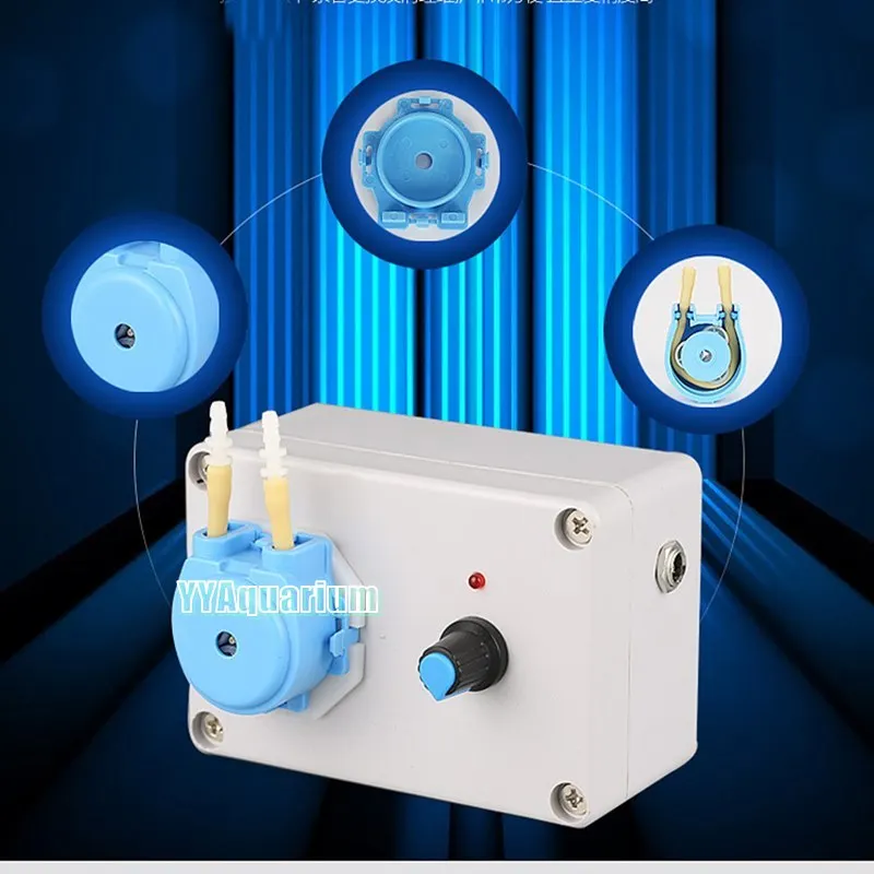 24V Peristaltic Dosing Pump Machine Water Liquid Dispensing Device Flow