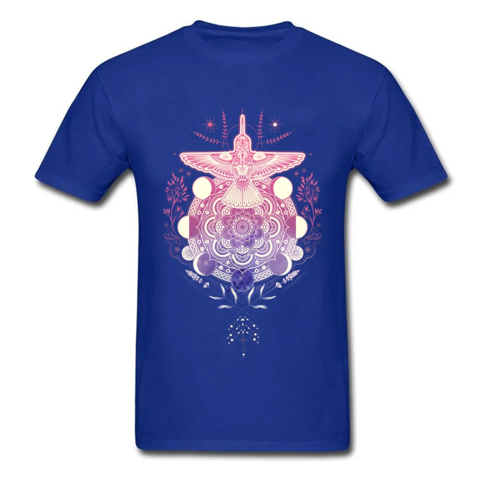 Hummingbird Mandala_blue