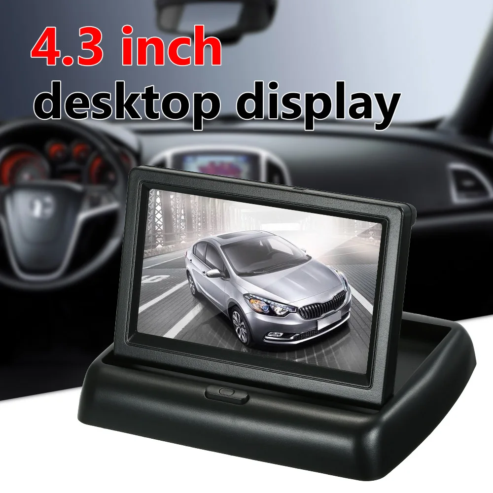 

4.3 Inch TFT Display Foldable Car LCD Monitor Dashboard Screen Parking Monitor for bmw ford vw mazda jetta Toyota volvo Honda