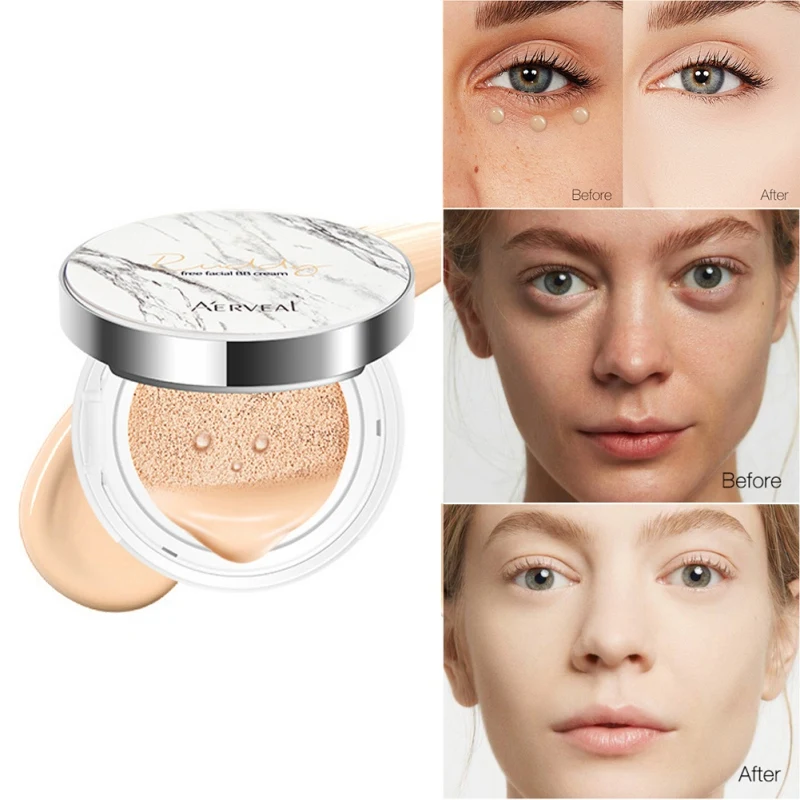 Air Cushion Marble BB Cream Nude Makeup Concealer Moisturizing Foundation Non Blooming Easy to Wear BB Cream Air Cushion Marble BB Cream Nude Makeup Concealer Moisturizing Foundation Non Blooming Easy to Wear BB Cream